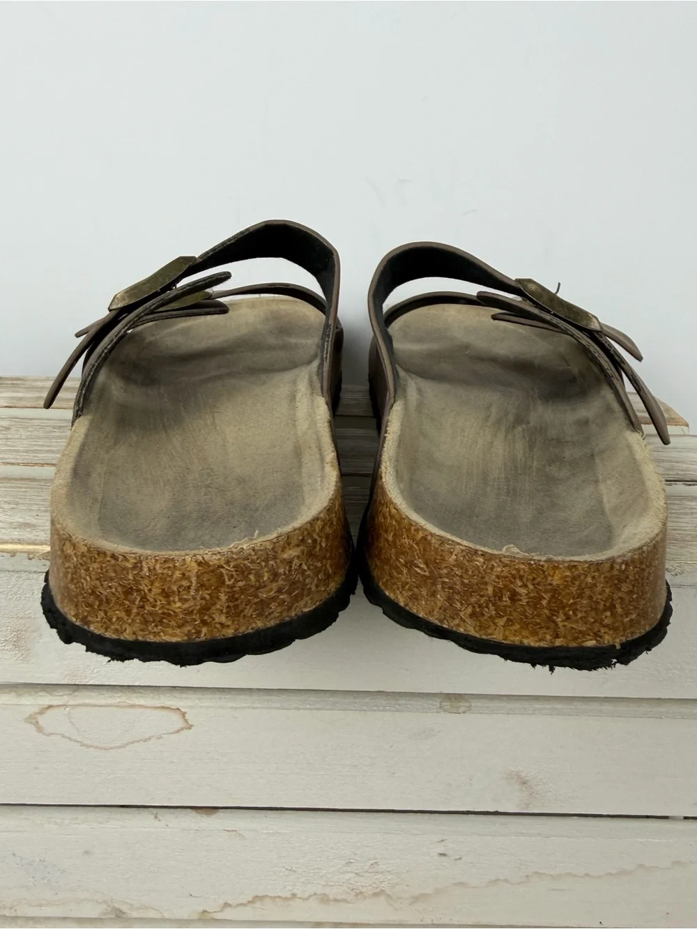 Lucky Brand Blanc M Mar Men’s Double strap slide sandals size 10M
